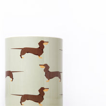 Chocolate and Tan Dachshund Chroma Hound & Herringbone Mug