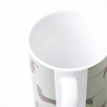 Chocolate and Tan Dachshund Chroma Hound & Herringbone Mug