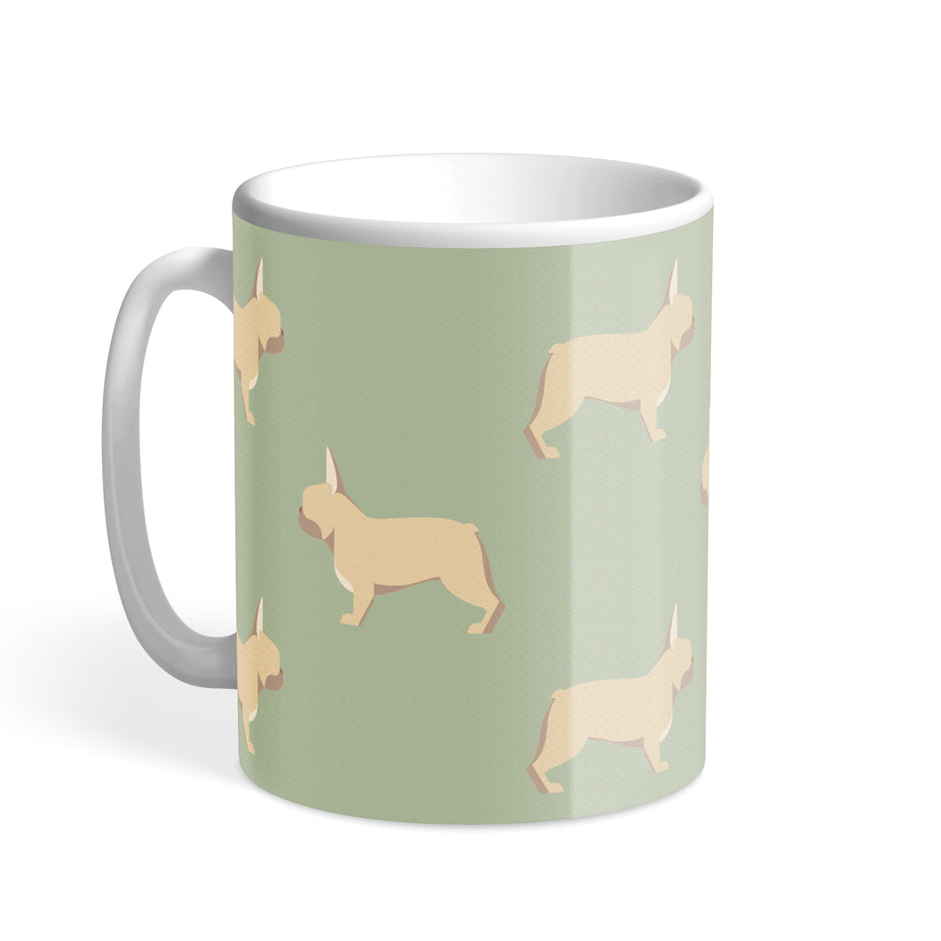 Fawn French Bulldog Chroma Hound & Herringbone Mug